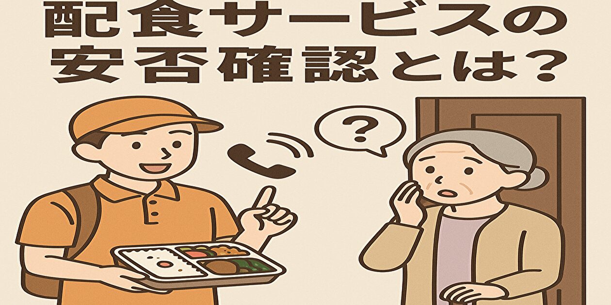 配食サービスと安否確認