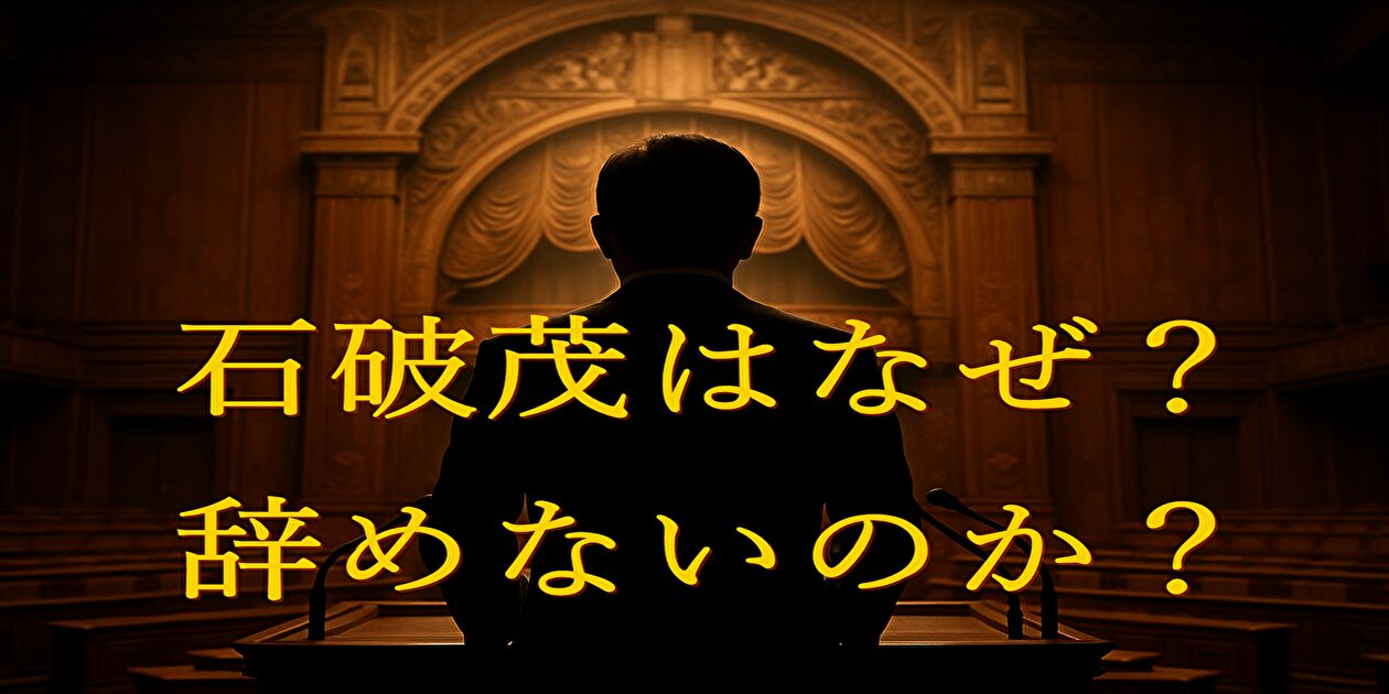 石破茂が辞めない理由