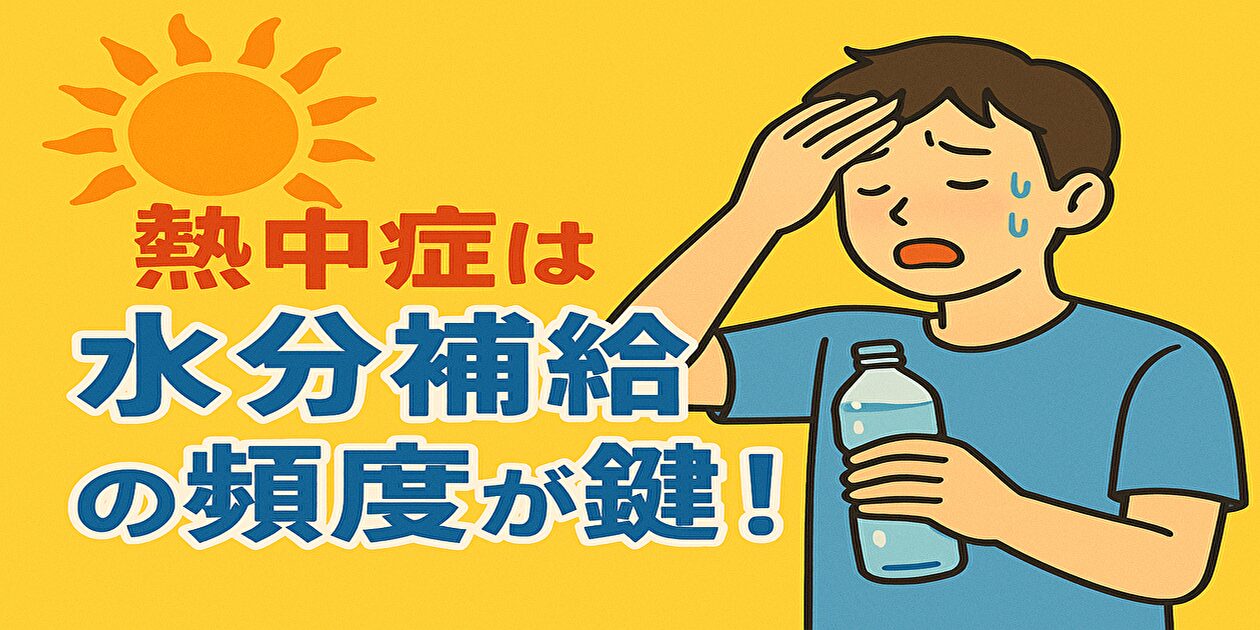 熱中症 水分補給 何分おき