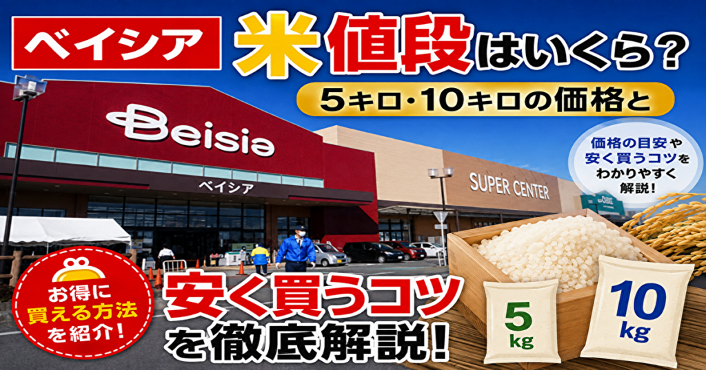 ベイシア　米　値段