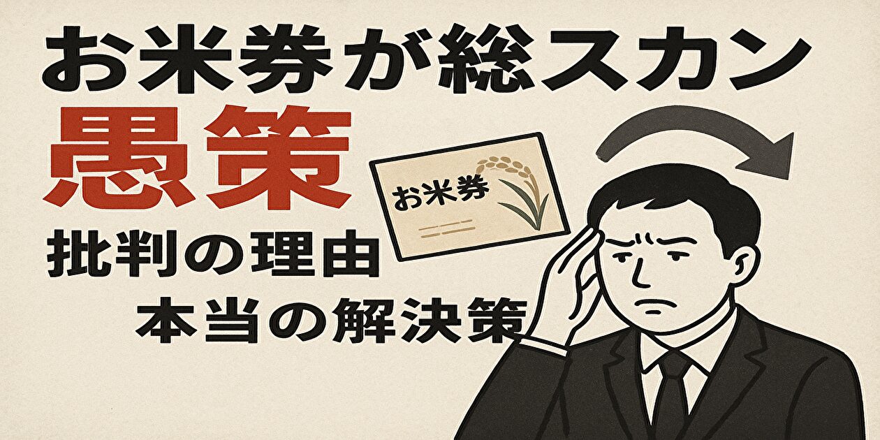 お米券の批判理由