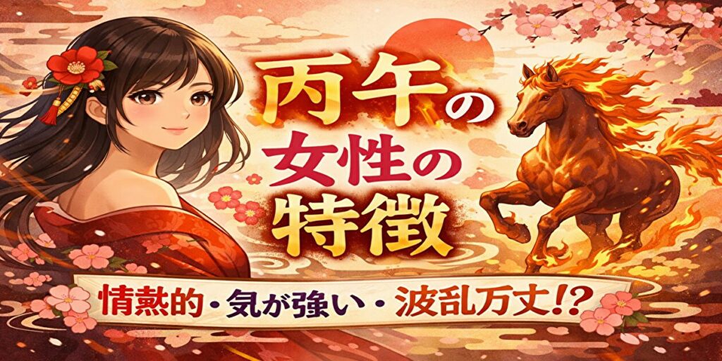 丙午の女性の特徴