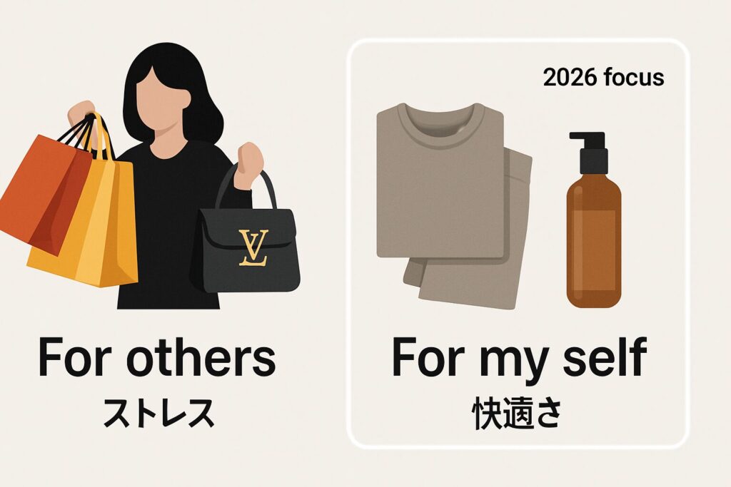 ストレスギャップの解消:質を求める「less but better」志向