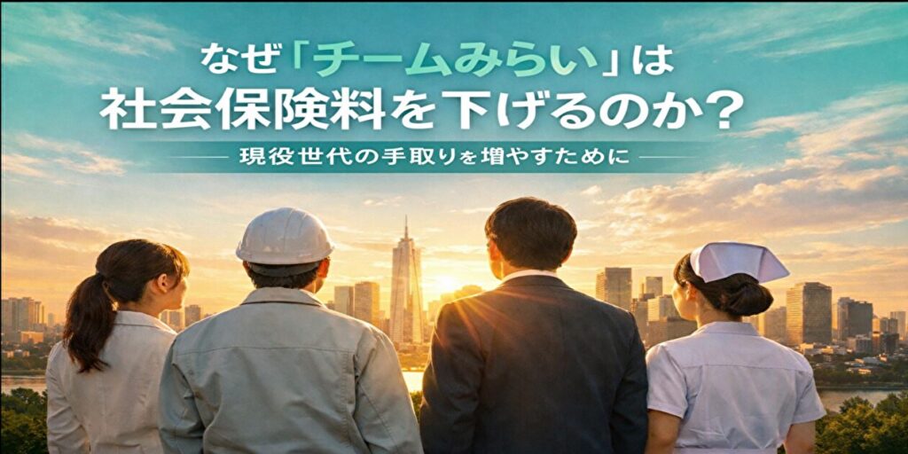 チームみらい『社会保険料下げ』