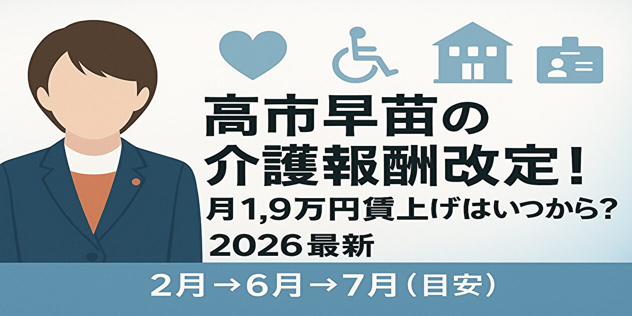 高市早苗 介護報酬改定