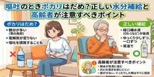 嘔吐のときポカリはだめ？