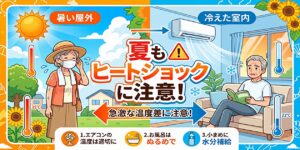 夏もヒートショックに注意