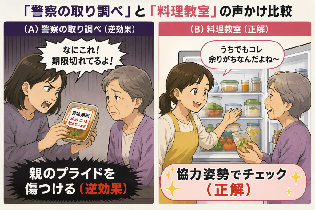 親を傷つけない声かけのコツ