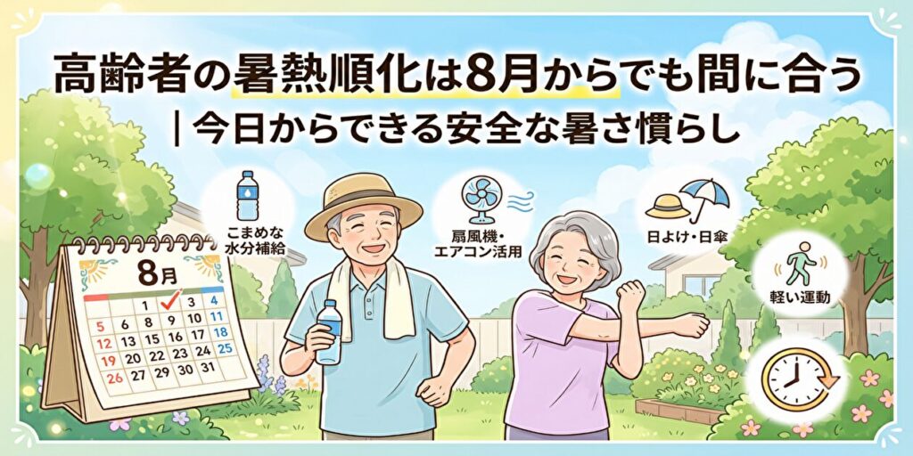 高齢者の暑熱順化
