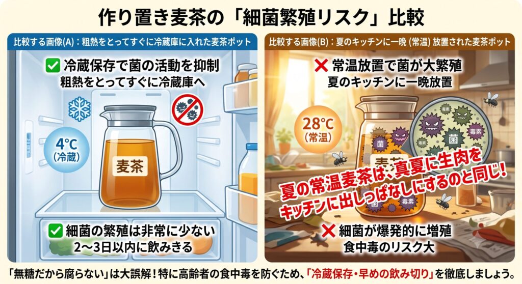作り置き麦茶