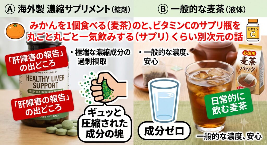 濃縮したサプリメント