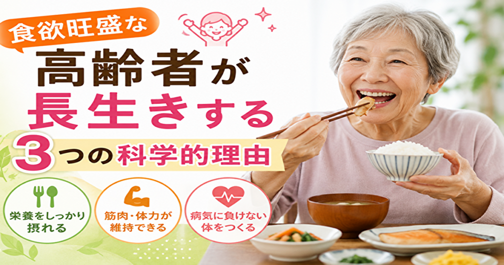 高齢者食欲旺盛