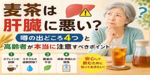 麦茶は肝臓に悪い