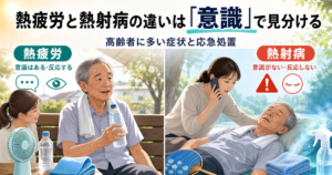 熱疲労と熱射病の違い