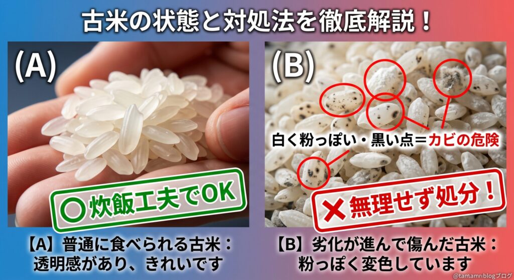 古米の状態