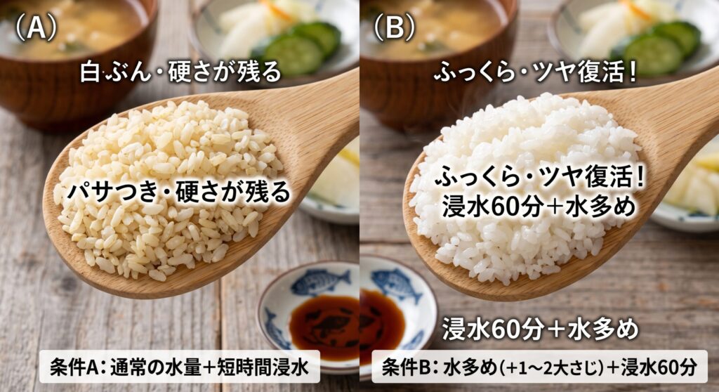 水はやや多め