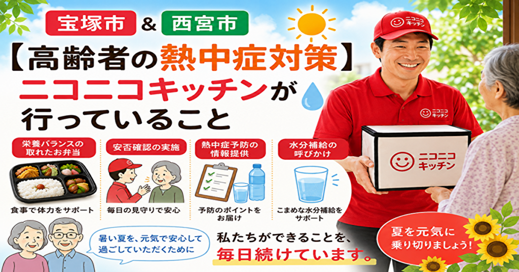 配食サービスの熱中症対策